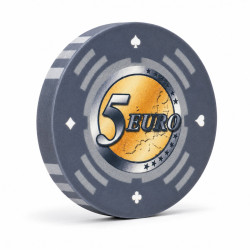 Jeton de Cash Game "EURO - SÉRIE 2 - 5" - Edition limitée - en céramique - 10g