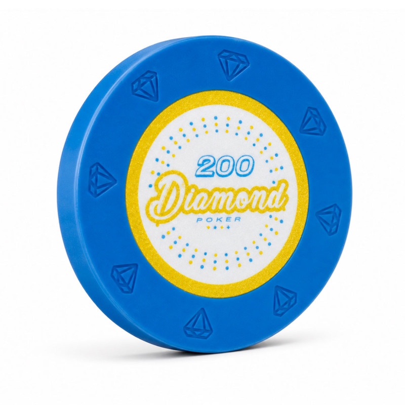 Pokerchip "DIAMOND 200" - 14g - aus Tonkomposit mit Metalleinsatz - einzeln erhältlich