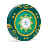 Gettone da poker "VALORE SUNSHINE 25" - 14g - in composito di argilla con inserto in metallo - in vendita all'unità