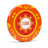 Ficha de pôquer "VALOR DE SOL 2000" - 14g - em compósito de argila com inserção de metal - à venda por unidade