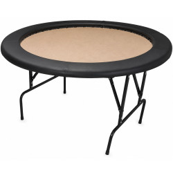 Custom "ROUND XL" gaming table - 150 cm - removable padded rail