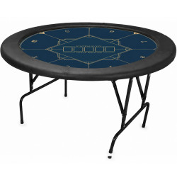 Mesa de juego "REDONDA XL" personalizada - 150 cm - reposabrazos desmontable