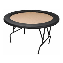 Customized "ROUND" gaming table - 120 cm - removable rail