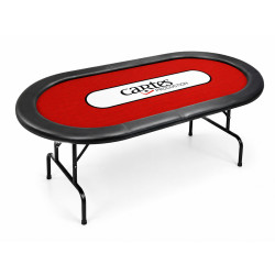 Folding OVAL poker table...