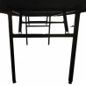 Custom "XL" poker table - removable padded rails - folding legs