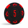 25-pack pokermarker "KILLER SHARK 5" - i lerkomposit med metallinlägg - 14g