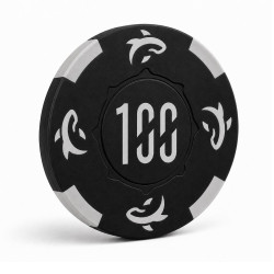 Rol van 25 pokerfiches...