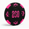 25er Pokerchip-Rolle "KILLER SHARK 200" - aus Verbundstoff mit Metalleinsatz - 14g
