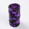 Pokerchips "WORLD SERIES PURPLE" - i lera-komposit med metallinlägg - 14g - rulle med 25 chips.