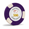 Ficha de pôquer "LAS VEGAS 500" - em compósito de argila com inserção de metal - 14g - à venda unitariamente
