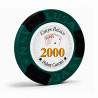 Pokermarker "LAS VEGAS 2000" - i lera-komposit med metallinlägg - 14g - säljs styckvis.