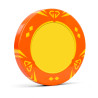 Ficha de pôquer "SUN ORANGE" sem adesivos - personalizável