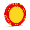 Ficha de pôquer "SUN ROUGE" sem adesivos - personalizável
