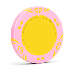 Jeton de poker "SUN ROSE" sans stickers - à personnaliser