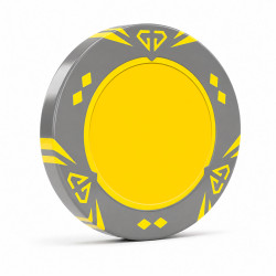 Pokerbricka "SUN GRÅ" utan...