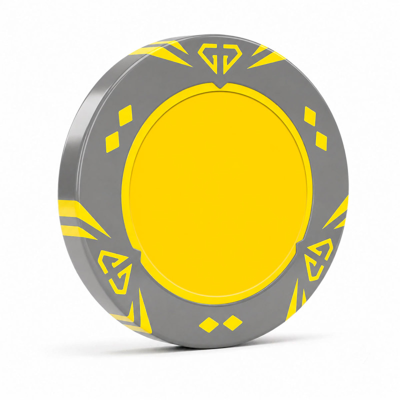 Pokerfiche "SUN GRIS" zonder stickers - aanpasbaar