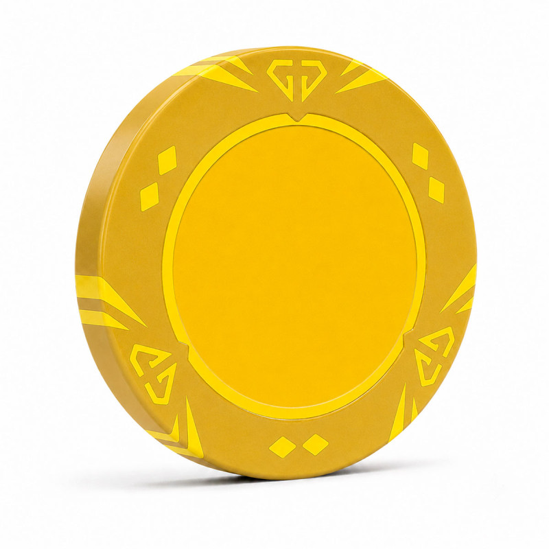 Pokerfiche "SUN GOLD" zonder stickers - aanpasbaar