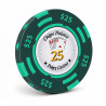 Ficha de pôquer "CHIPS PALACE 25" - em compósito de argila com inserção de metal - 14g - à venda individualmente