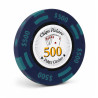 Pokerchip "CHIPS PALACE 500" - aus Tonkomposit mit Metalleinsatz - 14g - einzeln erhältlich.