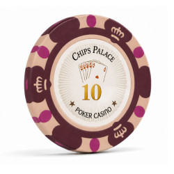 Ficha de pôquer "CROWN 10"...