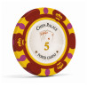 Poker chip "CROWN 5" - in clay composite with metal insert - 14g - sold individually