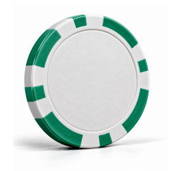 Poker chips 8 GREEN SPOTS...