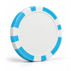 Pokerchips "8 HELLBLAUE...