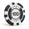 Fichas de póker RUNNER UP 100 - 12g - en ABS con inserción de metal - en rollos de 25 fichas