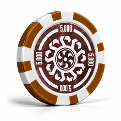 "Poker chips "CELTIK 5000"...