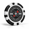 Fichas de póker "ULTIMATE POKER CHIPS 100" - de ABS con inserto metálico - rollo de 25 fichas - 11,5 g