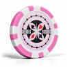 Jetons de poker "ULTIMATE POKER CHIPS 10000" - en ABS avec insert métallique – rouleau de 25 jetons  – 11,5 g