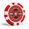 Pokerchips "ULTIMATE POKER CHIPS 50 000" - aus ABS mit Metalleinlage - Rolle mit 25 Chips - 11,5 g.