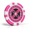 Fichas de póquer "ULTIMATE POKER CHIPS 2" - em ABS com insert metálico - rolo de 25 fichas - 11,5 g.
