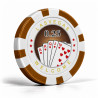 Pokerchips "ROYAL FLUSH 0,25" - aus ABS mit Metalleinlage - Rolle mit 25 Chips - 11,5 g.