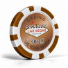 Pokerchips "WELCOME LAS VEGAS 0.25" - in ABS met metalen inzetstuk - rol van 25 chips - 11,5 g