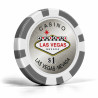 Żetony do pokera "WELCOME LAS VEGAS 1" - ABS z wkładką metalową - rolka 25 żetonów - 11,5 g