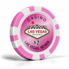 Poker chips "WELCOME LAS VEGAS 2" - in ABS with metal insert – set of 25 chips – 11.5 g.