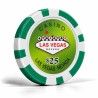 Fichas de póker "WELCOME LAS VEGAS 25" - en ABS con inserción metálica - rollo de 25 fichas - 11,5 g