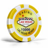 Pokerchips "WELCOME LAS VEGAS 1000" - i ABS med metallinlägg - rulle med 25 chips - 11,5 g.