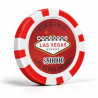 Pokerchips "WELCOME LAS VEGAS 50,000" - ABS mit Metallkern - Rolle mit 25 Chips - 11,5 g