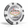 Jetons de poker "WELCOME LAS VEGAS 100 000" - en ABS avec insert métallique – rouleau de 25 jetons  – 11,5 g