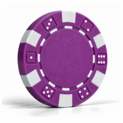 Pokerchips "LILA TÄRNINGAR"...