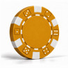 Jetons de poker "DICE ORANGE" - en ABS avec insert métallique – rouleau de 25 jetons  – 11,5 g
