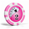 Pokerchips "YING YANG 2" - aus ABS mit Metalleinsatz - Rolle mit 25 Chips - 11,5 g