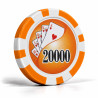 Poker chips "YING YANG 20000" - in ABS with metal insert - 25-chip roll - 11.5g