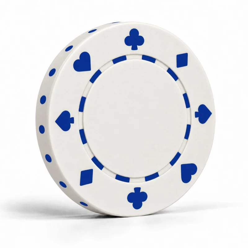 Fiches da roulette Suited in ABS con inserto metallico