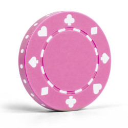 "SUITED ROSE" poker chips -...
