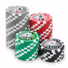 Mallette de 300 jetons de poker "YING YANG" – en plastique ABS, insert métallique – livré avec 2 jeux de cartes et accessoires