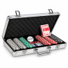 300 "YING YANG" poker chip set - made of ABS plastic, with metal insert - comes with 2 decks of cards and accessories.