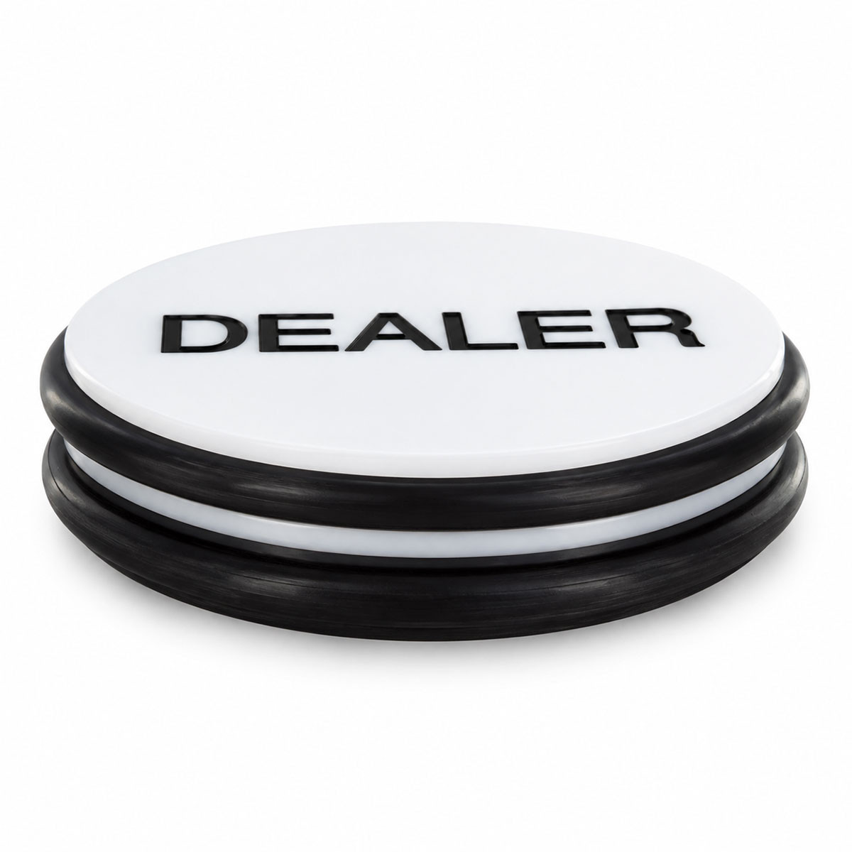 Bouton Dealer BICOLORE – 77cm – 2 faces différentes